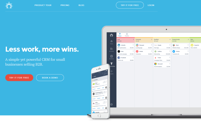 salesflare small business crm - The 6 Best CRM Software for Small Businesses