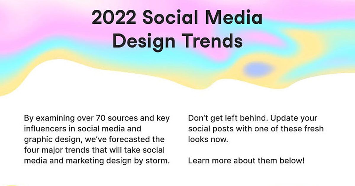 Four Social Media Design Trends for 2022 [Infographic]