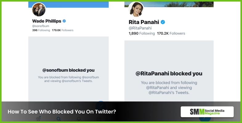 how to see who blocked you on Twitter