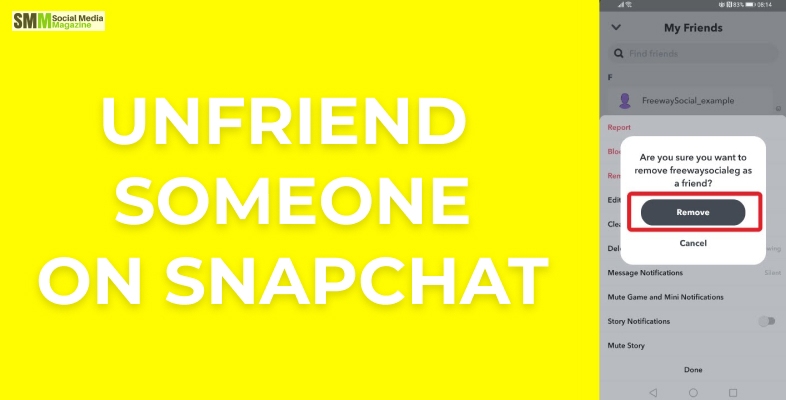 How do you know if someone unfriended you on Snapchat