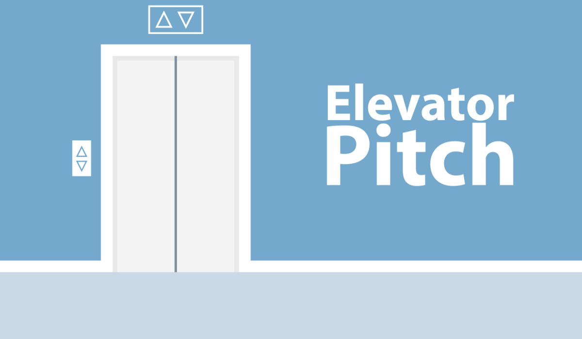 Elevator pitch graphic