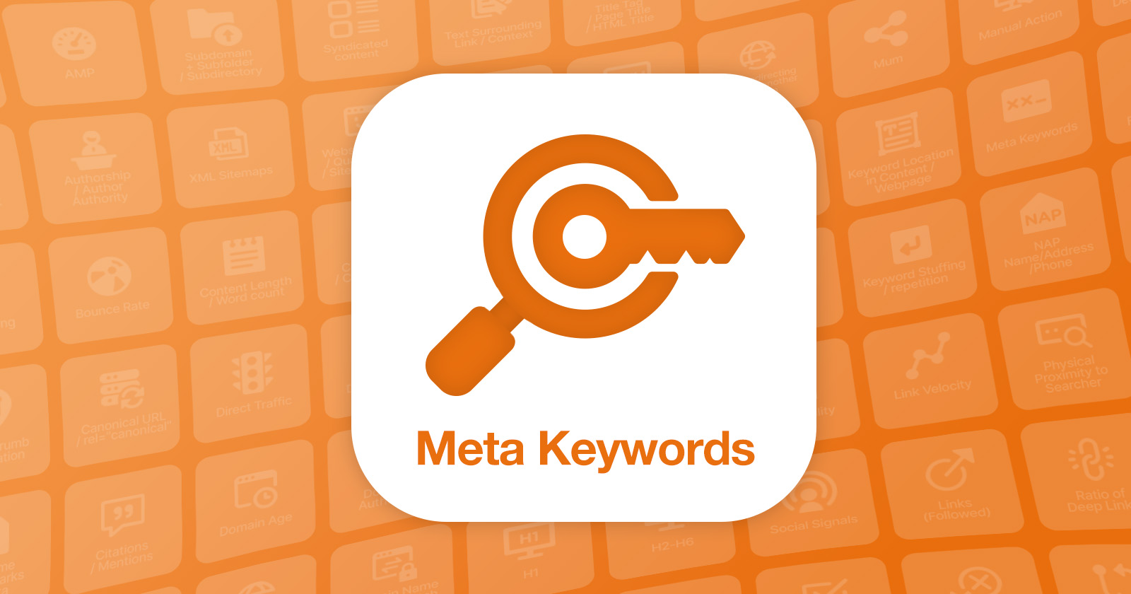 Is The Meta Keywords Tag A Ranking Factor?