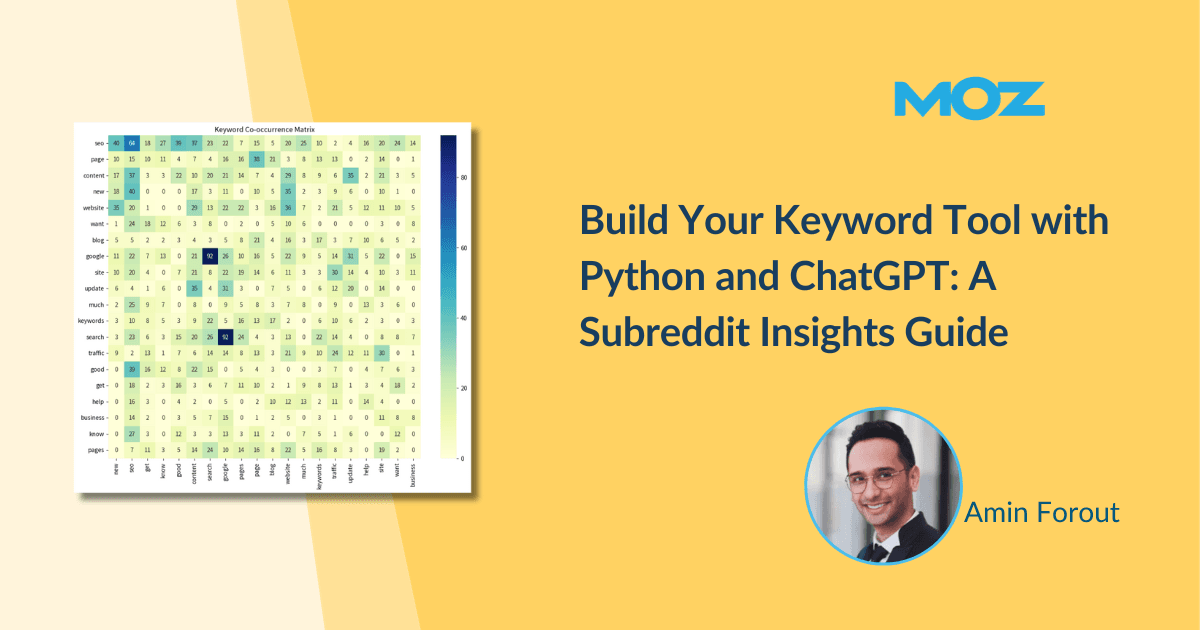 Build Your Keyword Tool with Python and ChatGPT: A Subreddit Insights Guide