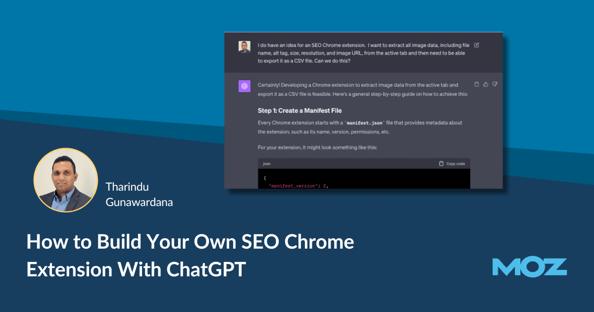 How to Build Your Own SEO Chrome Extension With ChatGPT