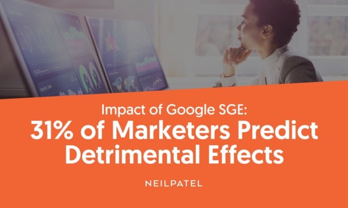 Google SGE impact1 700x420 - Impact of Google SGE: 31% of Marketers Predict Detrimental Effects