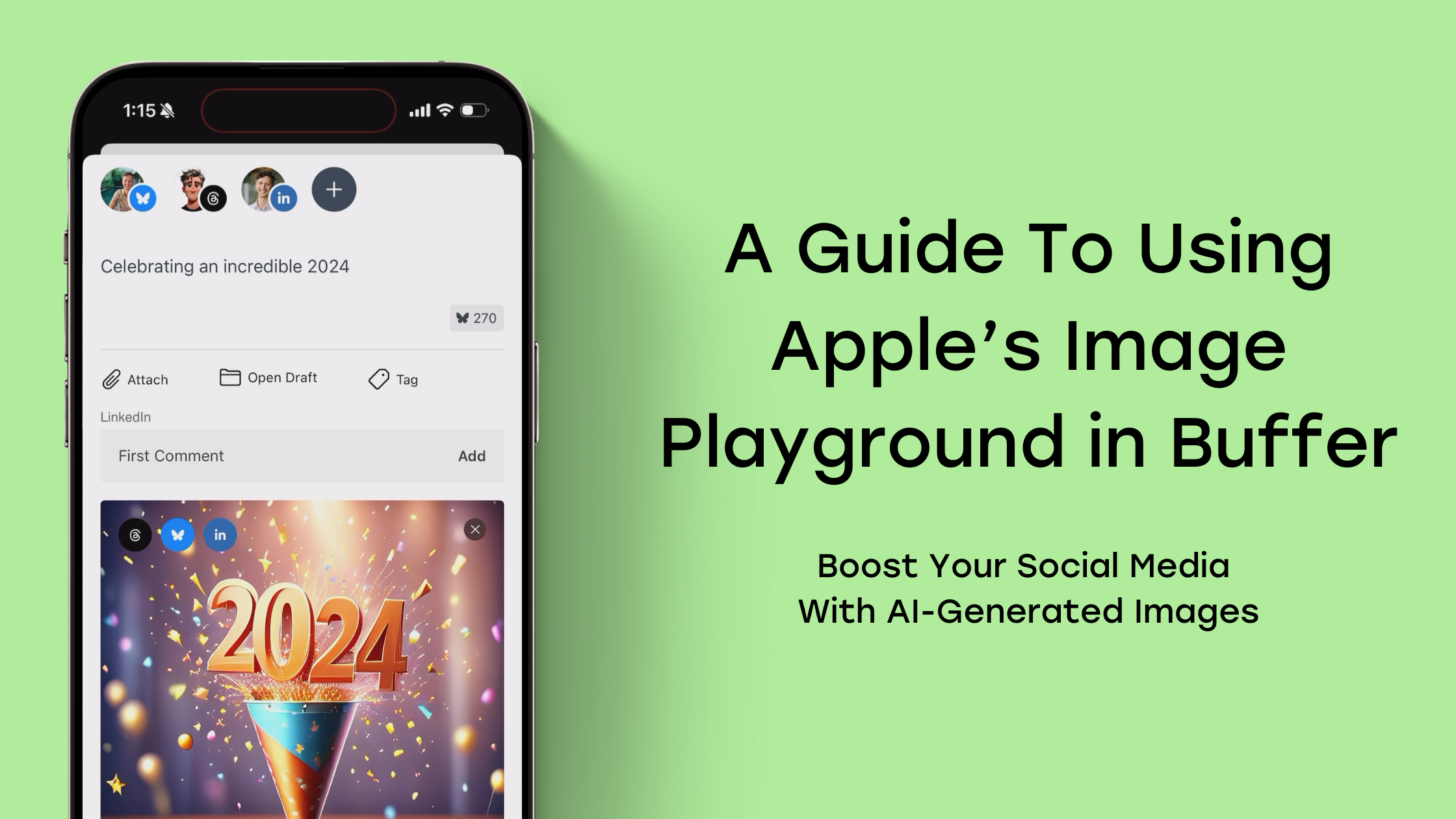 A Guide to Using Apple’s Image Playground in Buffer