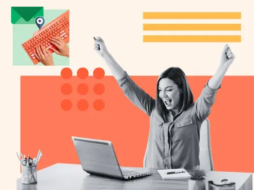 woman looking at kpi dashboard